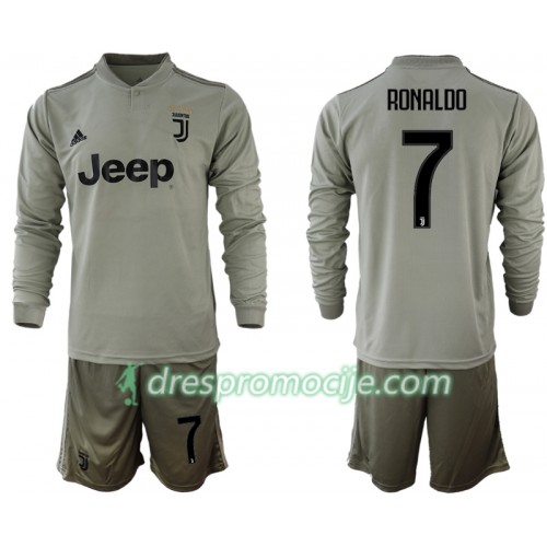 Juventus Dres RONALDO 7 Dječji Gostujući 2018/19 Dugim Rukavima Juventus Dres RONALDO 7 Dječji Gostujući 2018/19 Dugim Rukavima